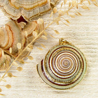 Sundial Seashell Pendant