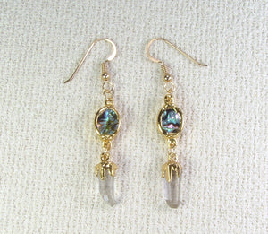 Quartz Crystal Earrings