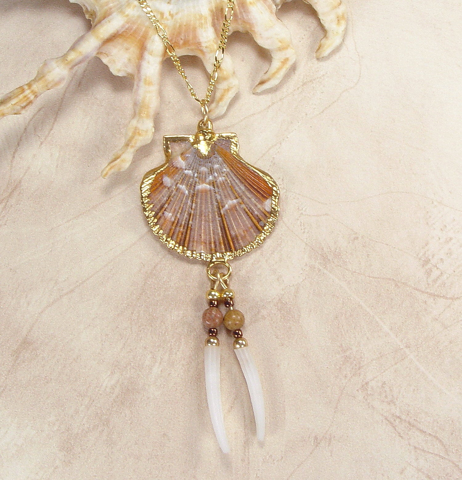 Scallop Shell Necklace