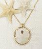 Fossil Sand Dollar Necklace/Fossil Jewelry