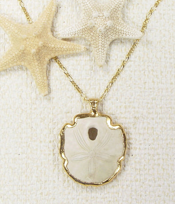 Fossil Sand Dollar Necklace