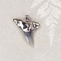 Nickel Fossil Snaggle-Tooth Shark Tooth Pendant