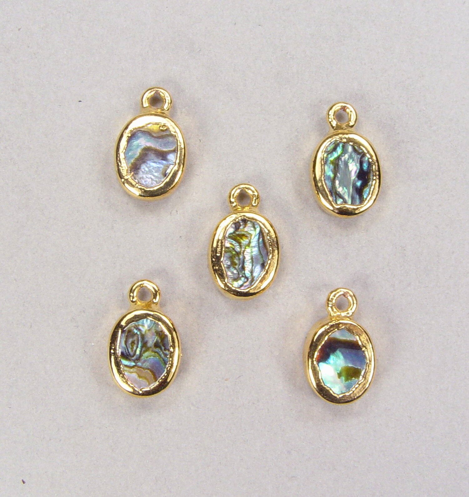 Quantity Discounts: Oval Paua Shell (Abalone) Drops