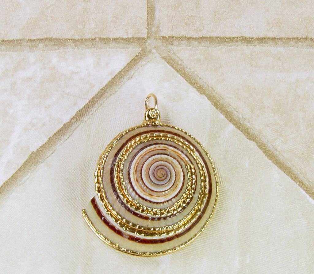 Sundial Shell Pendant