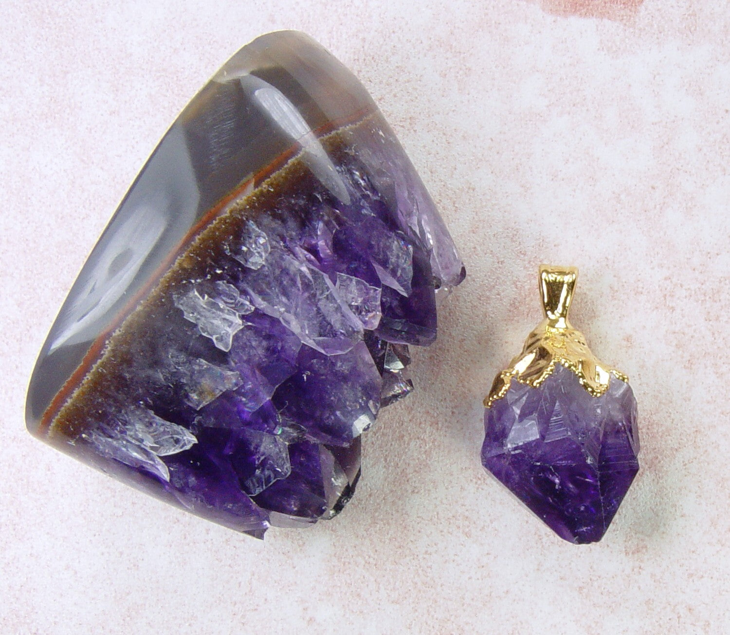 Amethyst Crystal Pendant