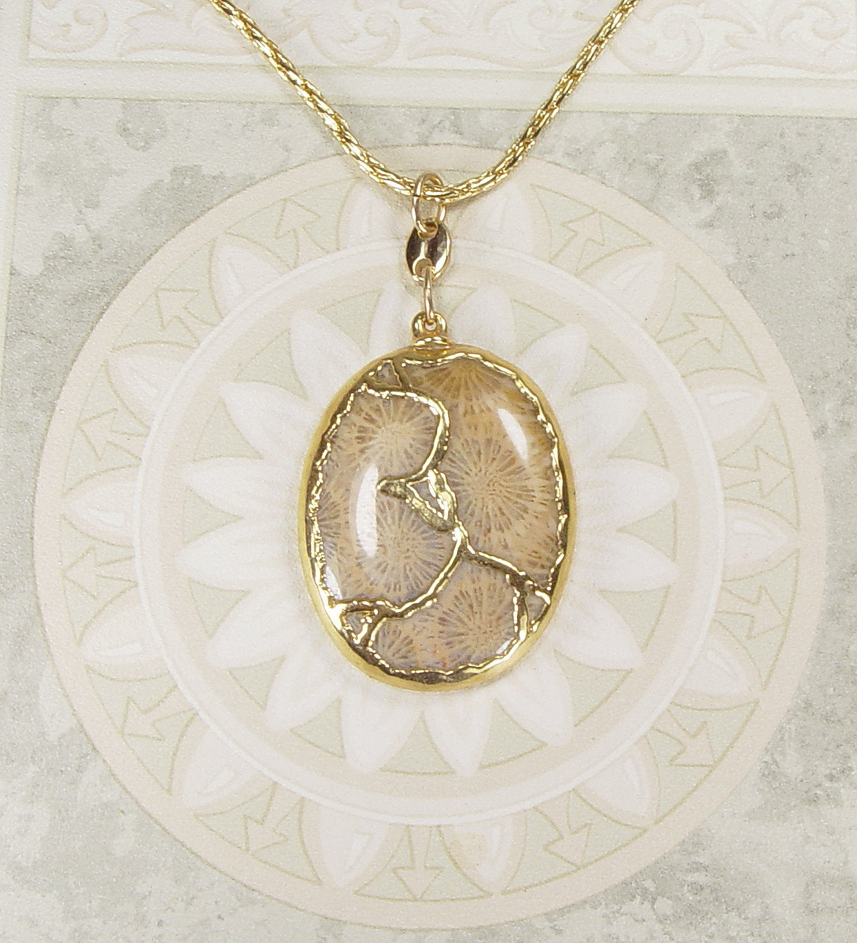 Agatized Coral Necklace