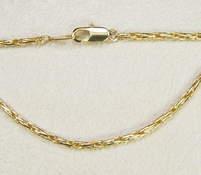 (D1) Wheat Chain Style Necklace